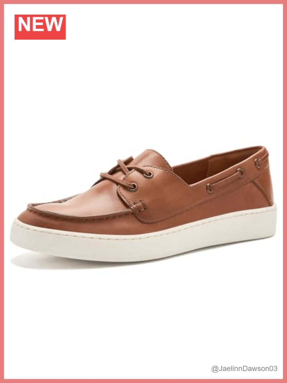 Women's Boat Shoes Lace-Up Leather Low Top